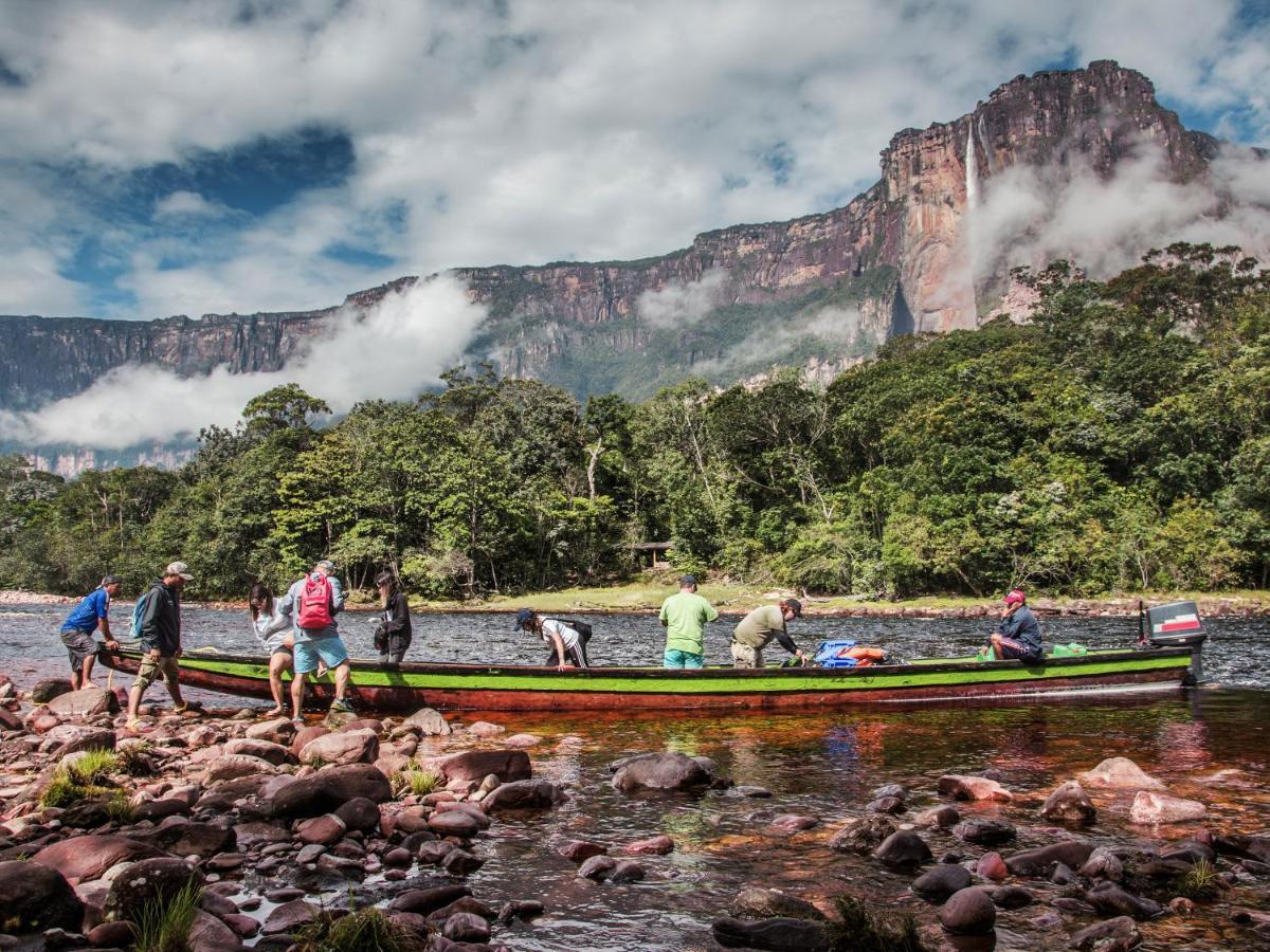 Ara Meru Lodge Canaima Bagian luar foto